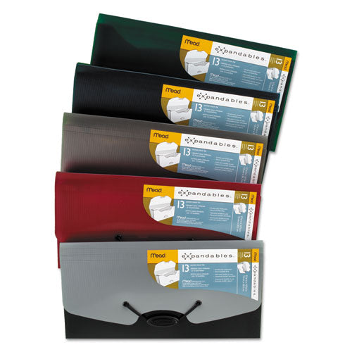 Expandables Expanding File For Checks, 13 Sections, 1-13-cut Tab, Randomly Assorted