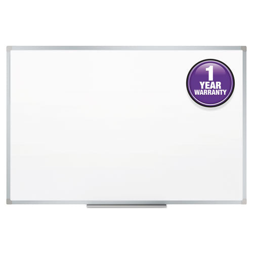 Dry-erase Board, Melamine Surface, 48 X 36, Silver Aluminum Frame