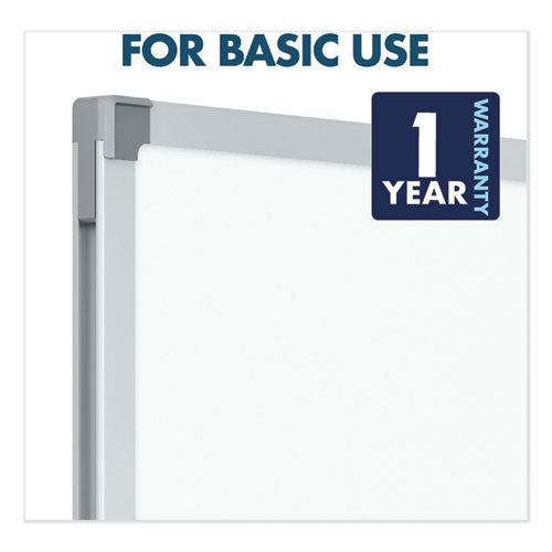 Dry-erase Board, Melamine Surface, 48 X 36, Silver Aluminum Frame