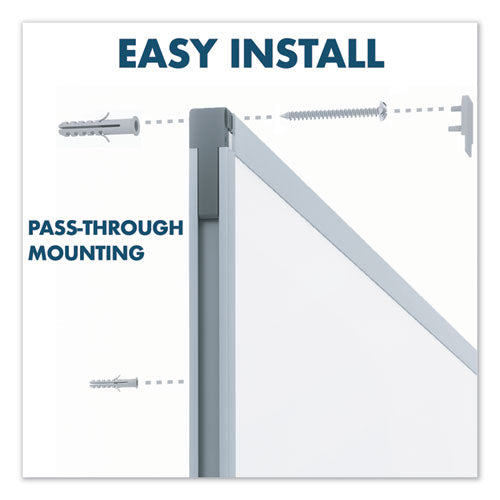 Dry-erase Board, Melamine Surface, 72 X 48, Silver Aluminum Frame