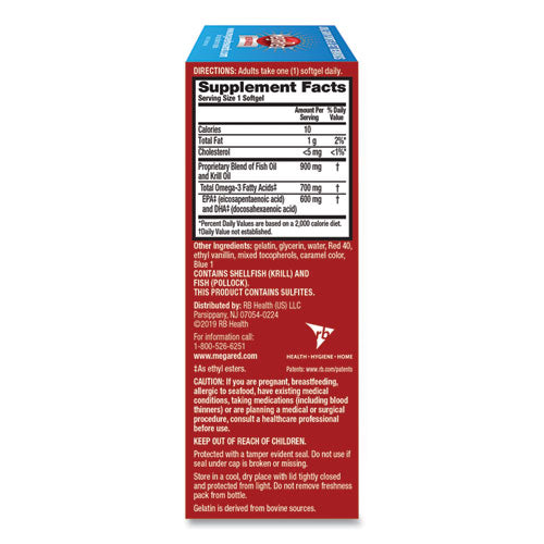 Advanced 4-in-1 Omega-3 Softgel, 900 Mg, 40 Count