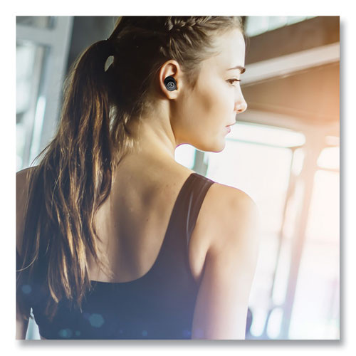 Krave Stereo Wireless Headphones Aptx Bluetooth 5.0 And Cvc 8.0, Black