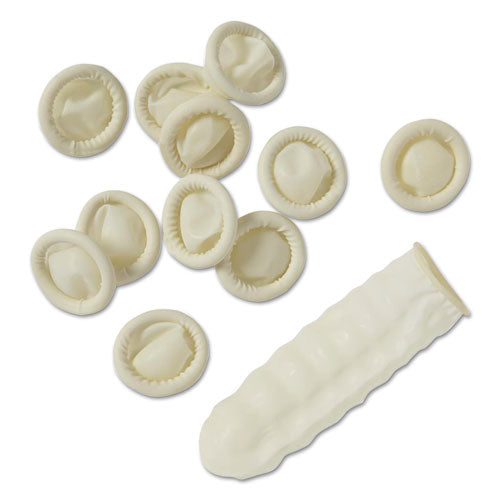 Latex Finger Cots, White, Medium, 144-carton