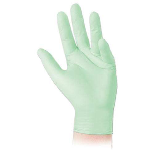 Aloetouch Ice Nitrile Exam Gloves, Small, Green, 200-box