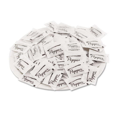 Pepper Packets, 0.1 Grams, 3,000-carton