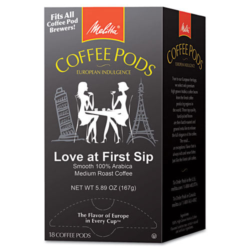 Coffee Pods, Love At First Sip (medium Roast), 18 Pods-box