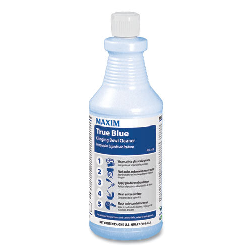 True Blue Clinging Bowl Cleaner, Mint Scent, 32 Oz Bottle, 12-carton