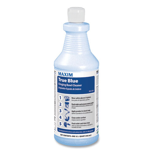 True Blue Clinging Bowl Cleaner, Mint Scent, 32 Oz Bottle, 12-carton