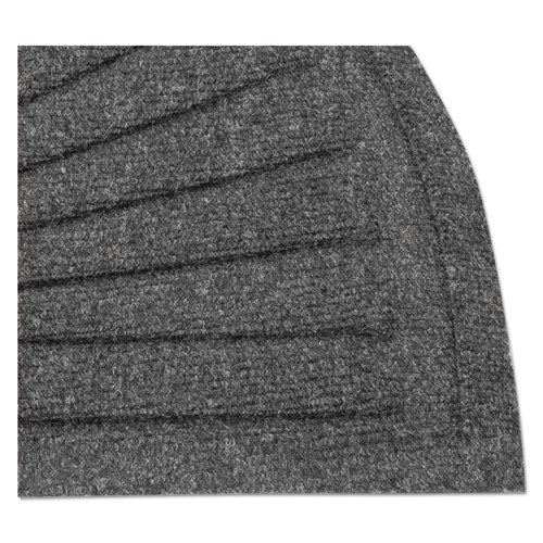 Ecoguard Diamond Floor Mat, Fan Only, 24 X 48, Charcoal