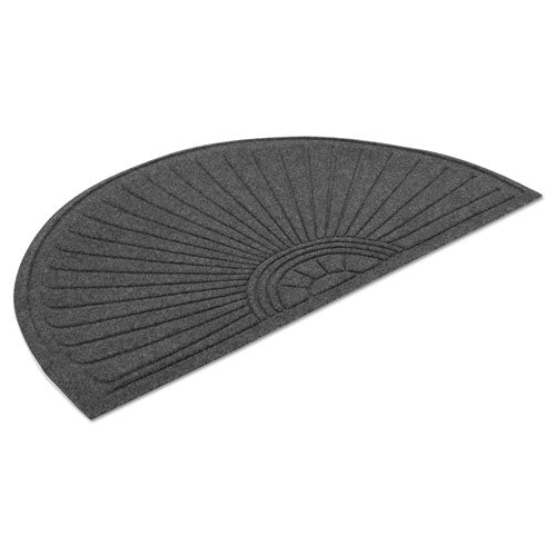 Ecoguard Diamond Floor Mat, Fan Only, 24 X 48, Charcoal