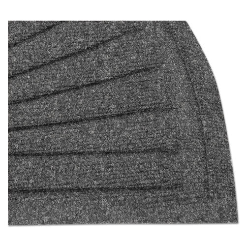 Ecoguard Diamond Floor Mat, Fan Only, 24 X 48, Charcoal