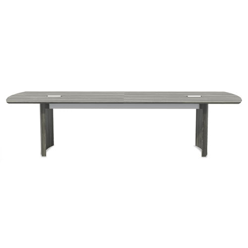 Medina Series Conference Table Legs, 27.56" X 2.38" X 28.11", Gray Steel