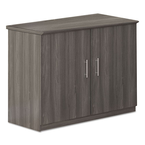 Medina Series Storage Cabinet, 36w X 20d X 29 1-2h, Gray Steel