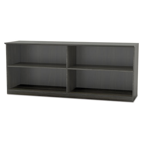 Medina Series Low Wall Cabinet With Doors, 72w X 20d X 29 1-2h, Gray Steel, Box1