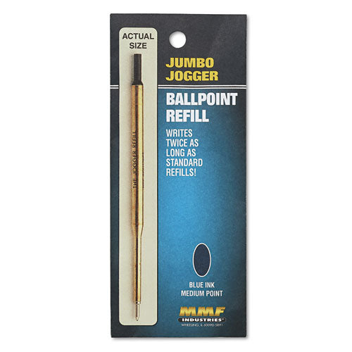 Refill For Mmf Industries Jumbo Jogger Pens, Fine Point, Blue Ink