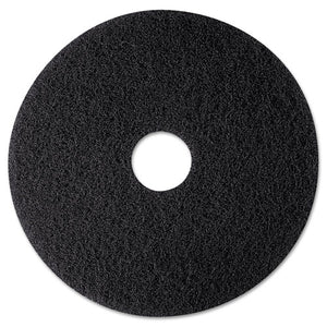 High Productivity Floor Pad 7300, 12" Diameter, Black, 5-carton