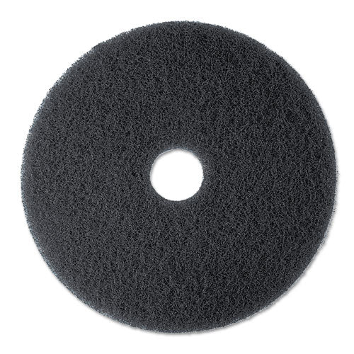 High Productivity Floor Pad 7300, 13" Diameter, Black, 5-carton