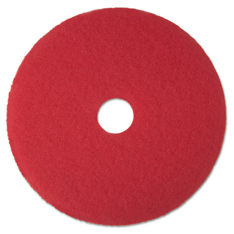 Low-speed Buffer Floor Pads 5100, 19" Diameter, Red, 5-carton