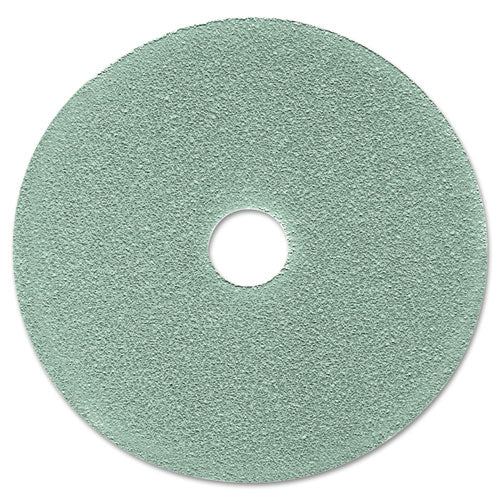 Burnish Floor Pad 3100, 20" Diameter, Aqua, 5-carton
