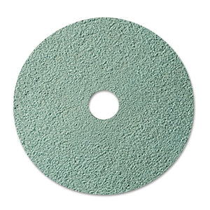 Burnish Floor Pad 3100, 20" Diameter, Aqua, 5-carton