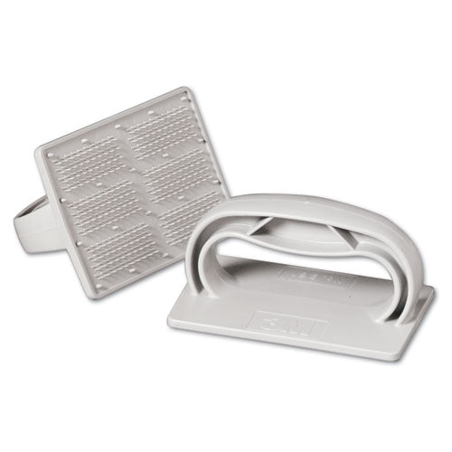 Twist-lok Pad Holder, 3 1-2" X 4 3-4" X 2 1-2" , Light Gray, 10-carton