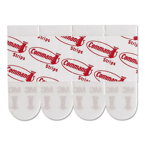 Poster Strips Value Pack, 5-8" X 1 3-4", White, 48-pack
