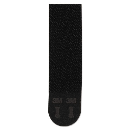 Picture Hanging Strips, Removable, 0.75" X 2.75", Black, 4 Pairs-pack