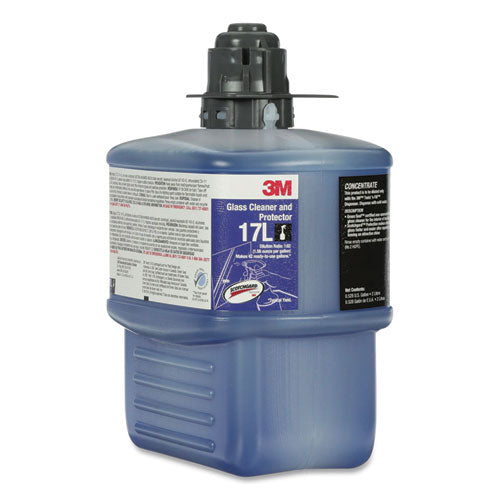 Glass Cleaner And Protector Concentrate, 1.9 L Twist N' Fill Bottle, 6-carton