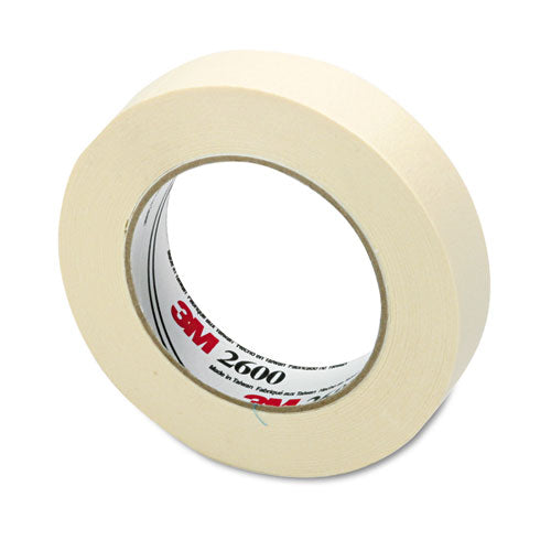 Economy Masking Tape, 3" Core, 0.94" X 60.1 Yds, Tan