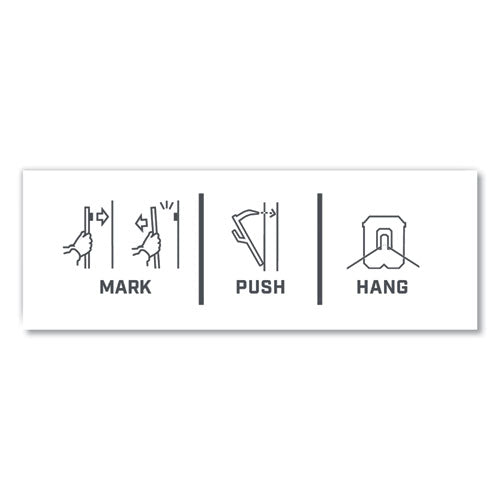 Claw Drywall Picture Hanger, Holds 15 Lbs, 5 Hooks And 5 Spot Markers, Stainless Steel