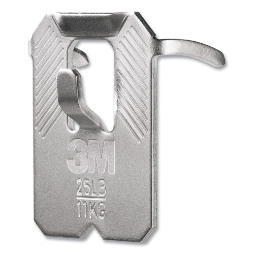 Claw Drywall Picture Hanger, Holds 25 Lbs, 4 Hooks And 4 Spot Markers, Stainless Steel