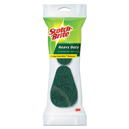 Refill Sponge Heads For Heavy-duty Dishwand, 2-pack