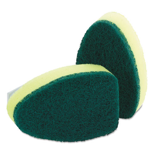 Refill Sponge Heads For Heavy-duty Dishwand, 2-pack