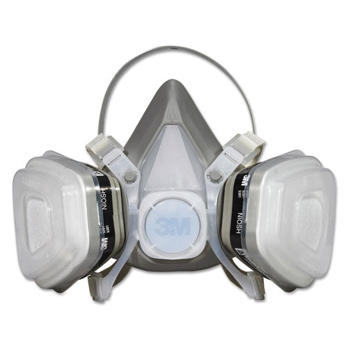 Dual Cartridge Respirator Assembly 52p71, Organic Vapor-p95, Medium