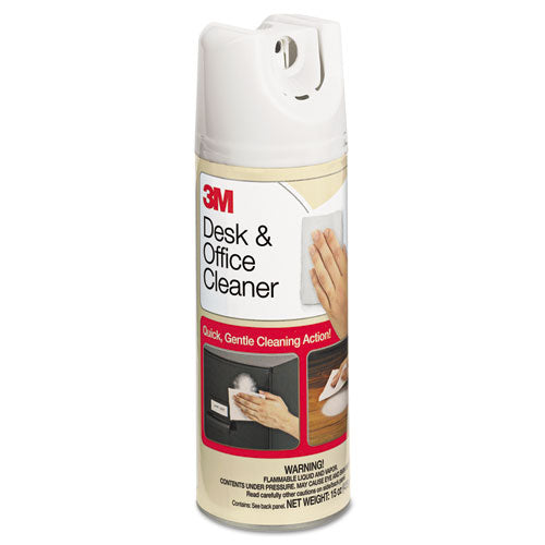 Desk & Office Spray Cleaner, 15oz Aerosol, 12-carton