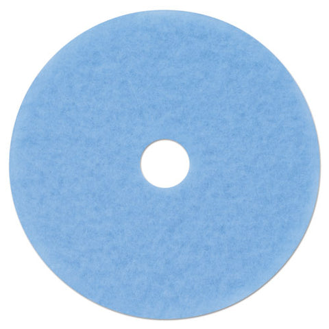 Hi-performance Burnish Pad 3050, 21" Diameter, Sky Blue, 5-carton