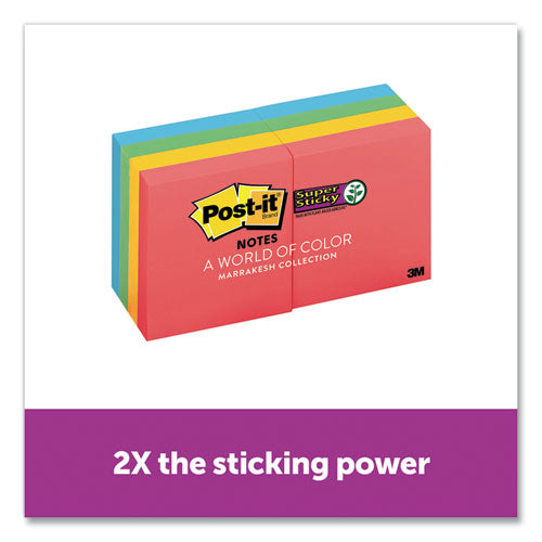 Pads In Marrakesh Colors, 2 X 2, 90-sheet, 8-pack