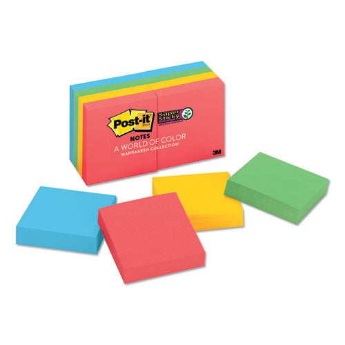 Pads In Marrakesh Colors, 2 X 2, 90-sheet, 8-pack