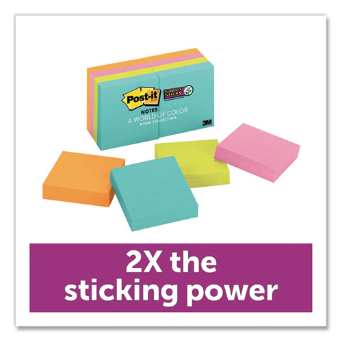 Pads In Miami Colors, 2 X 2, 90-pad, 8 Pads-pack