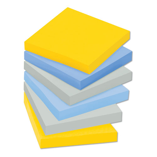 Pads In New York Colors Notes, 3 X 3, 90-sheets-pad, 12 Pads-pack