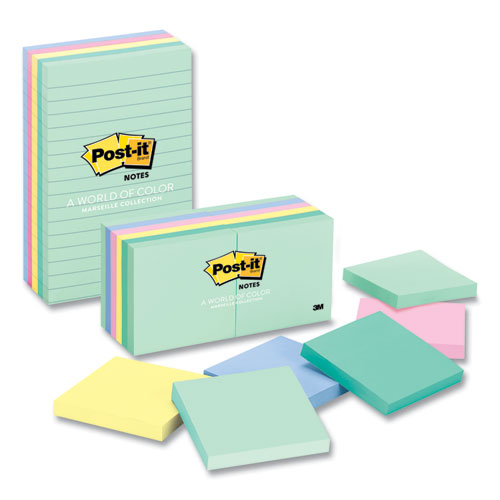 Original Pads In Marseille Colors, Value Pack, 3 X 3, 100-sheet, 24-pack
