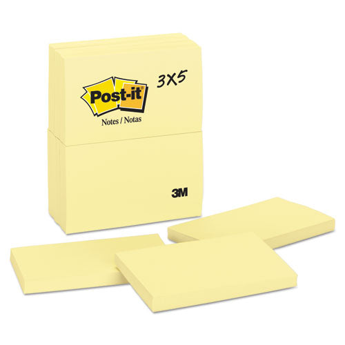 Original Pads Value Pack, 3 X 3, Canary Yellow, 90 Sheets-pad, 36 Pads-pack