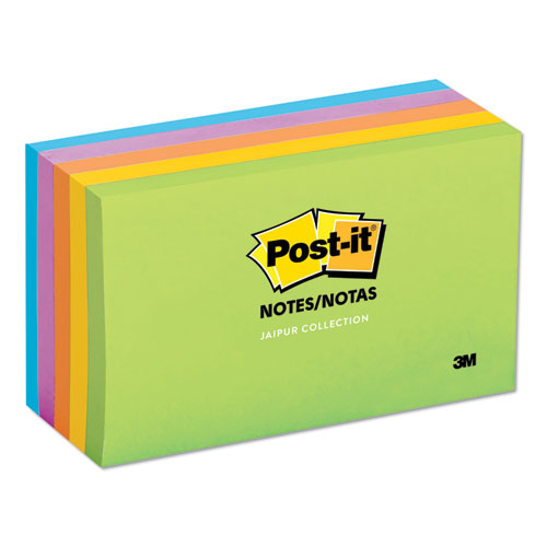 Original Pads In Jaipur Colors, 3 X 5, 100-sheet, 5-pack