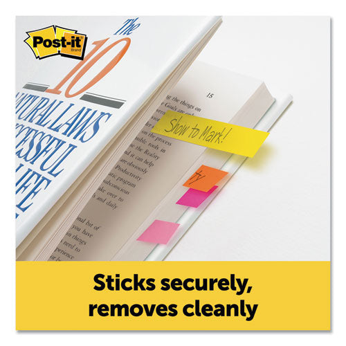 Page Flag Markers, Assorted Brights, 100 Strips-pad, 5 Pads-pack