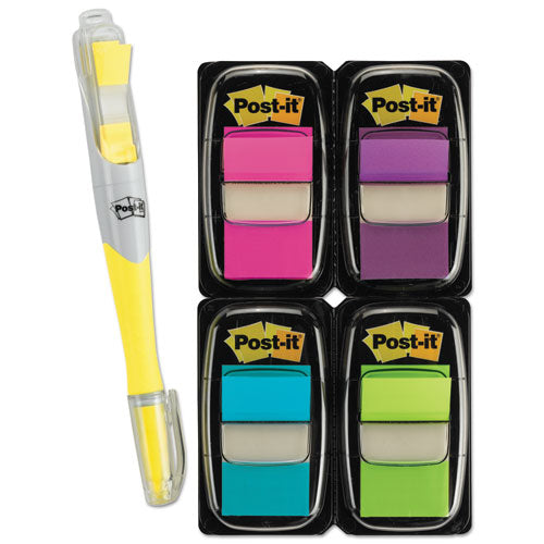 Page Flag Value Pack, Assorted Colors, 200 Flags & Highlighter W-50 Flags