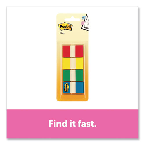 Page Flags In Portable Dispenser, Assorted Primary, 160 Flags-dispenser