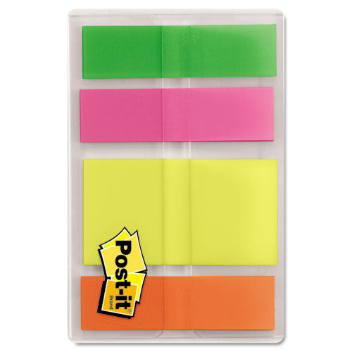 Highlighting Page Flags, 4 Bright Colors, 4 Dispensers, 1-2" X 1 3-4", 35-color