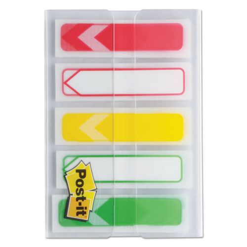 Arrow 1-2" Prioritization Page Flags, Red-yellow-green, 100-pack