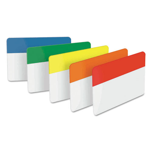 2" And 3" Tabs, 1-5-cut Tabs, Assorted Colors, 2" Wide, 44-pack