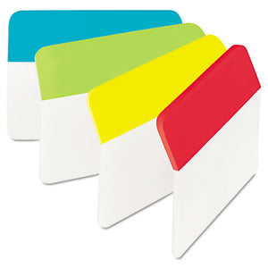 2" Angled Tabs, 1-5-cut Tabs, Assorted Colors, 2" Wide, 24-pack